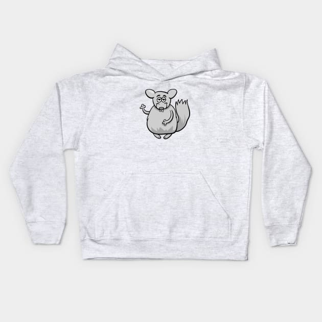 High Chinchilla Kids Hoodie by Crazy Collective